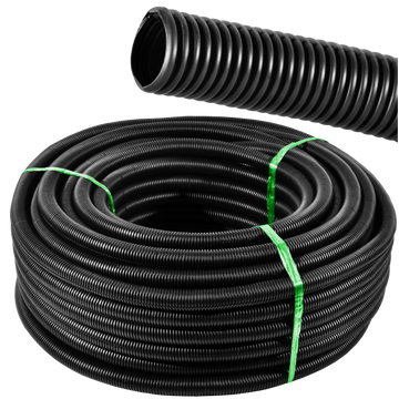 SPLIT CONVOLUTED TUBING WIRE (1/4" 3/8" 1/2" 3/4" 1" BY 100FT CARTON)