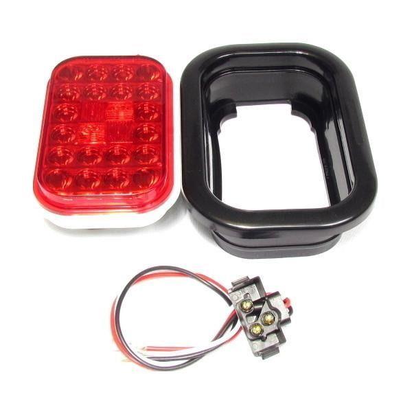 F235286 24-LED RECTANGLE RED