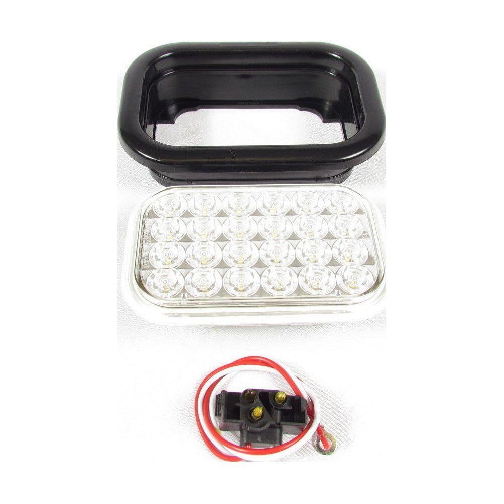 F235306 BCKUP CLR RECTANG 24LED