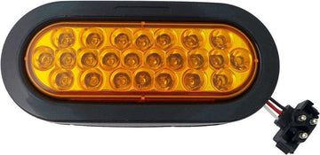 F235177 6" OVAL AMBR LIGT 24LED