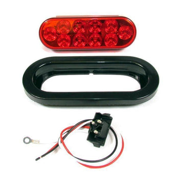 F235180 OVAL RED MARKER 10 LED