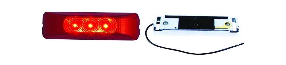 F235255 RED/CLR SIDE LIGHT 3LED