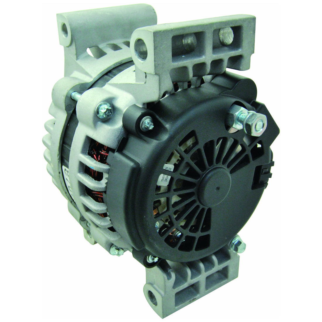 8707N ALTERNATOR -24SI 12V 160A CW PAD MOUNT W/REMOTE SENSE  W/PLUG IN CONNECTOR  I & R TERMINALS