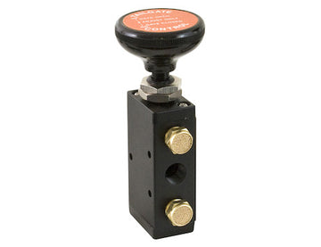 4-WAY 3-POSITION MANUAL AIR VALVE WITH FIVE 1/4 INCH NPT PORTS BAV015