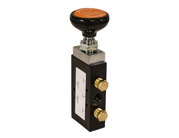 4-WAY 3-POSITION MANUAL AIR VALVE WITH FIVE 1/4 INCH NPT PORTS BAV020