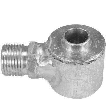 Aluminum 90º Compressor Male Insert Oring Fitting