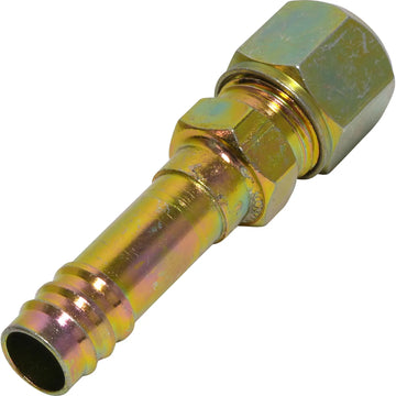 Steel Straight Compression Barb Fitting 8CMP 10BB STR