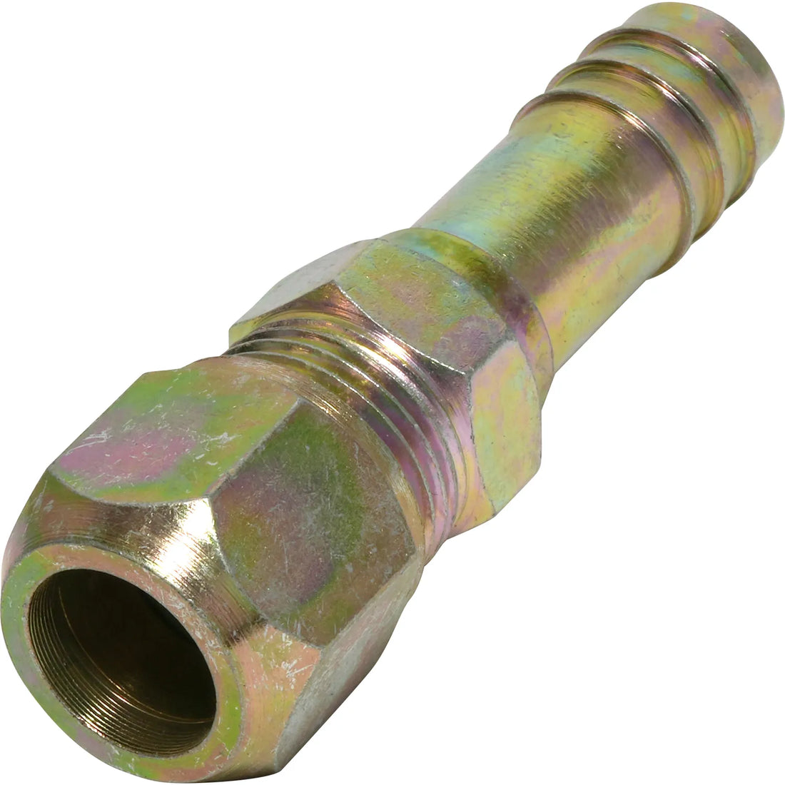 Steel Straight Compression Barb Fitting 10CMP-12BB STR STL