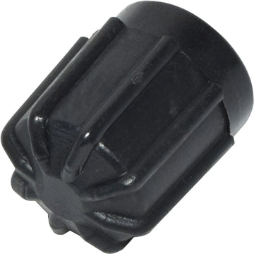 Cap Low Side High Flow Service Port Service Cap & R134a Low Side Service Cap for high flow ports w/ recessed 8 mm valve cores used on H.D. trucks and off-road vehicles  Quick disconnect