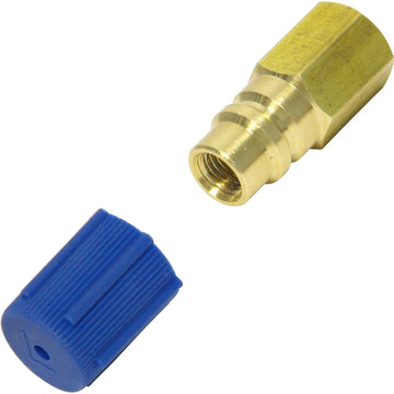 Brass Straight Screw-on Service Port Fitting