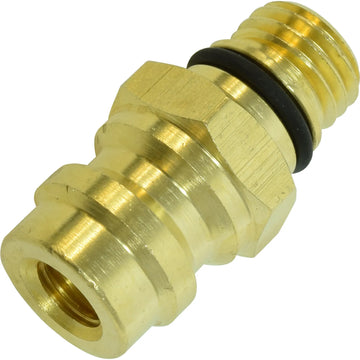 Brass Straight Screw-on Service Port Fitting